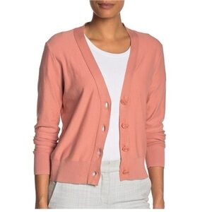 J Crew Peach Cardigan, XS